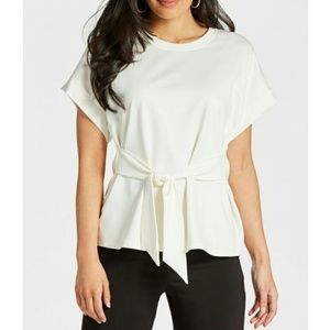 Allison Joy Tie Front Knit Top